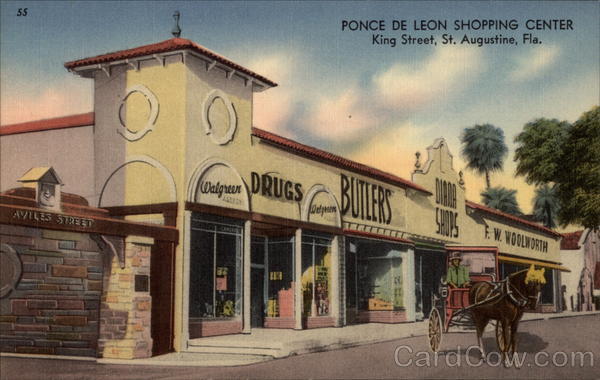 Ponce De Leon Shopping Center, King Street St. Augustine Florida