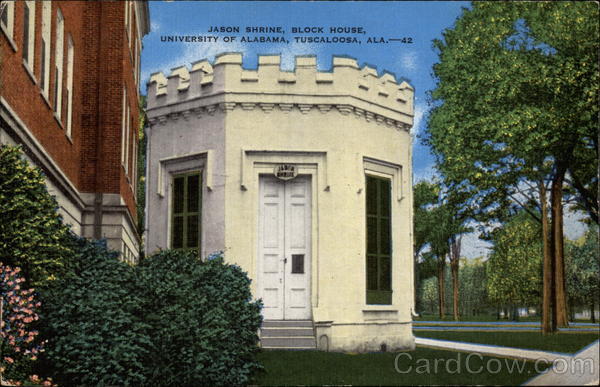 University of Alabama - Jason Shrine, Block House Tuscaloosa