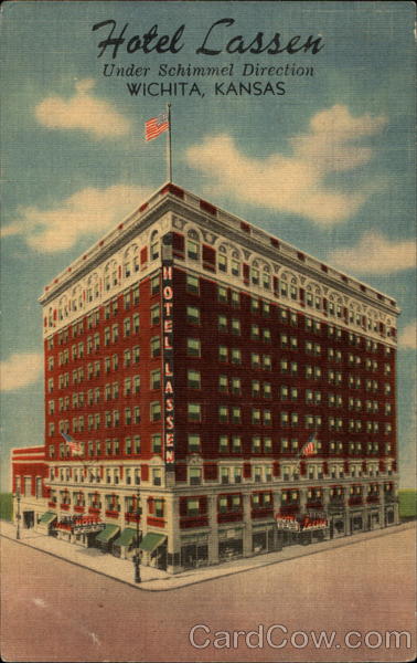 Hotel Lassen, Under Schimmel Direction Wichita Kansas