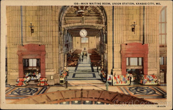 Main Waiting Room, Union Station, Kansas City, Mo Missouri
