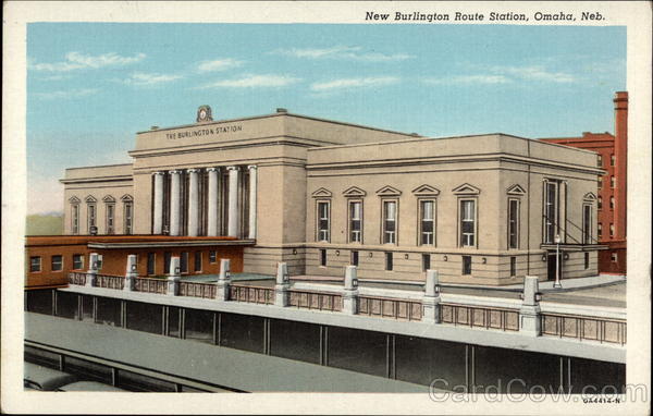 New Burlington Route Station Omaha Nebraska
