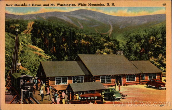 New Marshfield House and Mt. Washington White Mountains New Hampshire