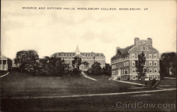 Monroe and Gifford Halls, Middlebury College Vermont