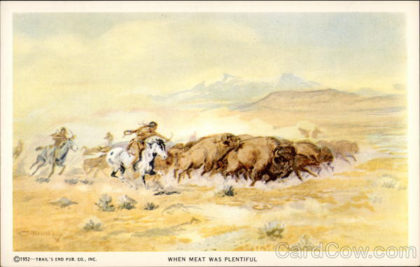 When Meat Was Plentiful Native Americana
