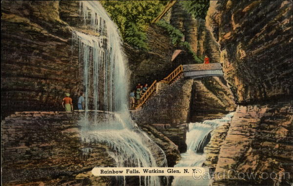 Rainbow Falls Watkins Glen New York