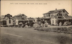 Rust's Lodge, Bungalows and Cabins York Beach, ME Postcard Postcard