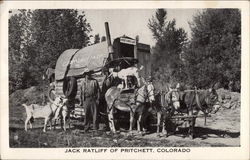 Jack Ratliff of Pritchett, Colorado Postcard