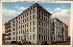 New Post Office and Federal Building Dallas, TX Postcard Postcard