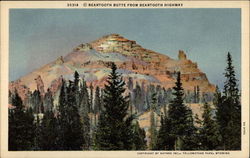 Beartooth Butte From Beartooth Highway Postcard