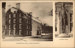 Connecticut Hall, Yale University Postcard