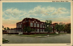 High School, Miami, Okla Postcard