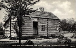 Doctor John Allen's Residence, New Salem State Park Illinois Postcard Postcard