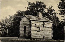 Isaac Burner's Residence, New Salem State Park Illinois Postcard Postcard