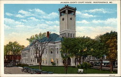 Jackson County Court House Independence, MO Postcard Postcard