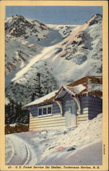 U.S. Forest Service Ski Shelter, Tuckerman Ravine, Pinkham Notch Gorham, NH Postcard Postcard