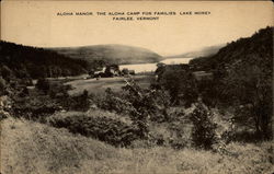 Aloha Manor Fairlee, VT Postcard Postcard