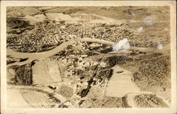 Fairbanks, Alaska, aerial view, faded sepia Postcard
