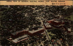 Aerial View of General Electric Works Postcard