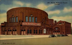 Moody Memorial Church Chicago, IL Postcard Postcard