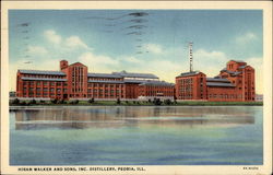 Hiram Walker and Sons, Inc. Distillery Peoria, IL Postcard Postcard