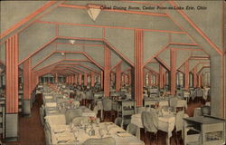 Coral Dining Room Cedar Point, OH Postcard Postcard