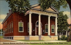 Historical Museum and Wood Library Postcard