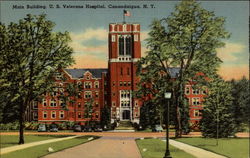 Main Building, U. S. Veterans Hospital Postcard