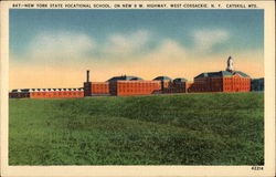 New York State Vocational School Postcard
