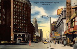 Niagara Street from Shelton Square Postcard