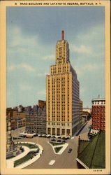 Rand Building and Lafayette Square Buffalo, NY Postcard Postcard