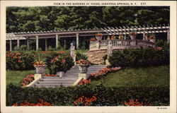 View in the Gardens at Yaddo Postcard