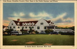 Club house, Drumline Country Club Postcard