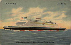 Delaware New Jersey Ferry Company Postcard