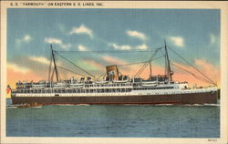 S.S. "Yarmouth" on Eastern S.S. Lines, Inc Postcard