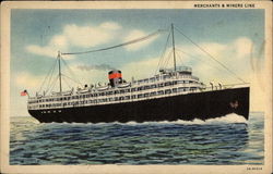 Merchants & Miners Line Postcard