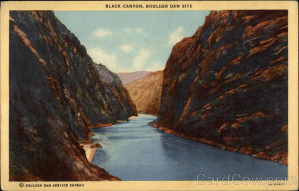 Black Canyon, Boulder Dam Site Nevada