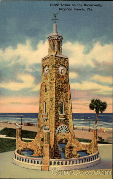 Clock Tower on the Boardwalk Daytona Beach Florida