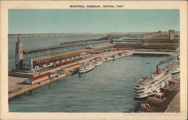 Montreal Harbour, Central Part QC Canada Quebec