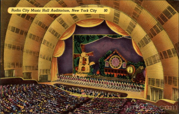 Radio City Music Hall Auditorium New York
