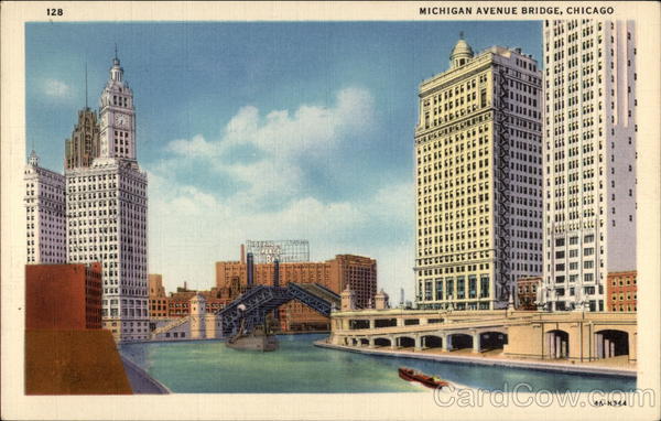 Michigan Avenue Bridge Chicago Illinois