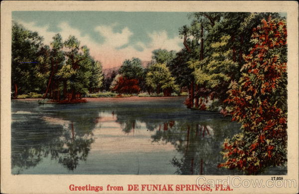Greetings from De Funiak Springs Florida