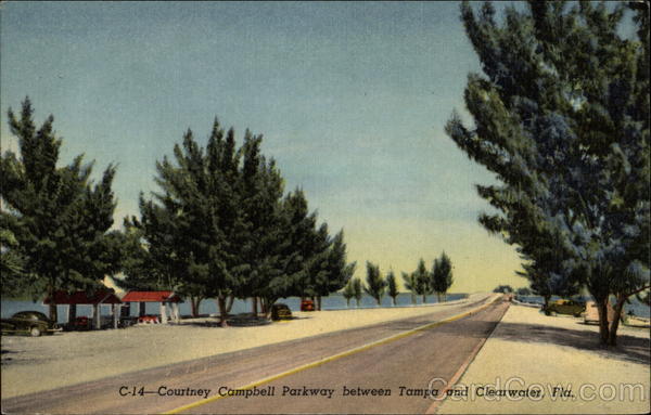 Courtney Parkway between Tampa and Clearwater Florida