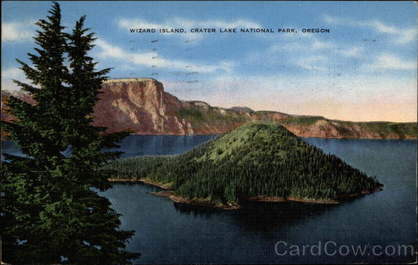 Wizard Island, Crater Lake Crater Lake National Park Oregon