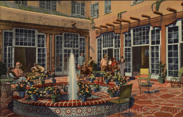 The Patio, La Fonda Hotel Santa Fe New Mexico