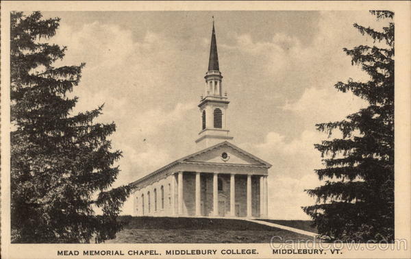 Mead Memorial Chapel, Middlebury College Vermont