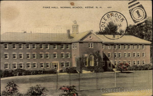 Fiske Hall, Normal School Keene New Hampshire