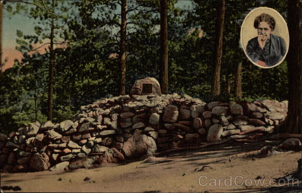Helen Hunt's Grave above Seven Falls Colorado Springs