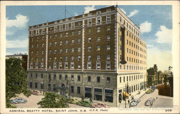 Admiral Beatty Hotel Saint John New Brunswick