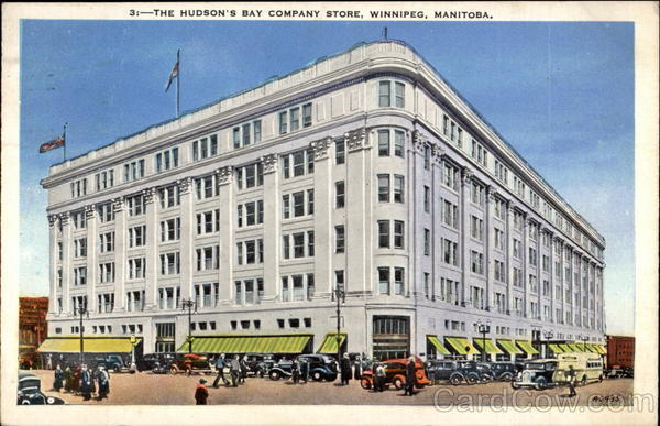 Hudson's Bay Company Store Winnipeg MB Canada Manitoba
