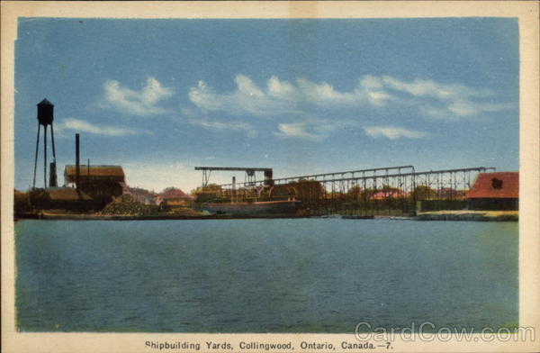 Shipbuilding yards Collingwood ON Canada Ontario